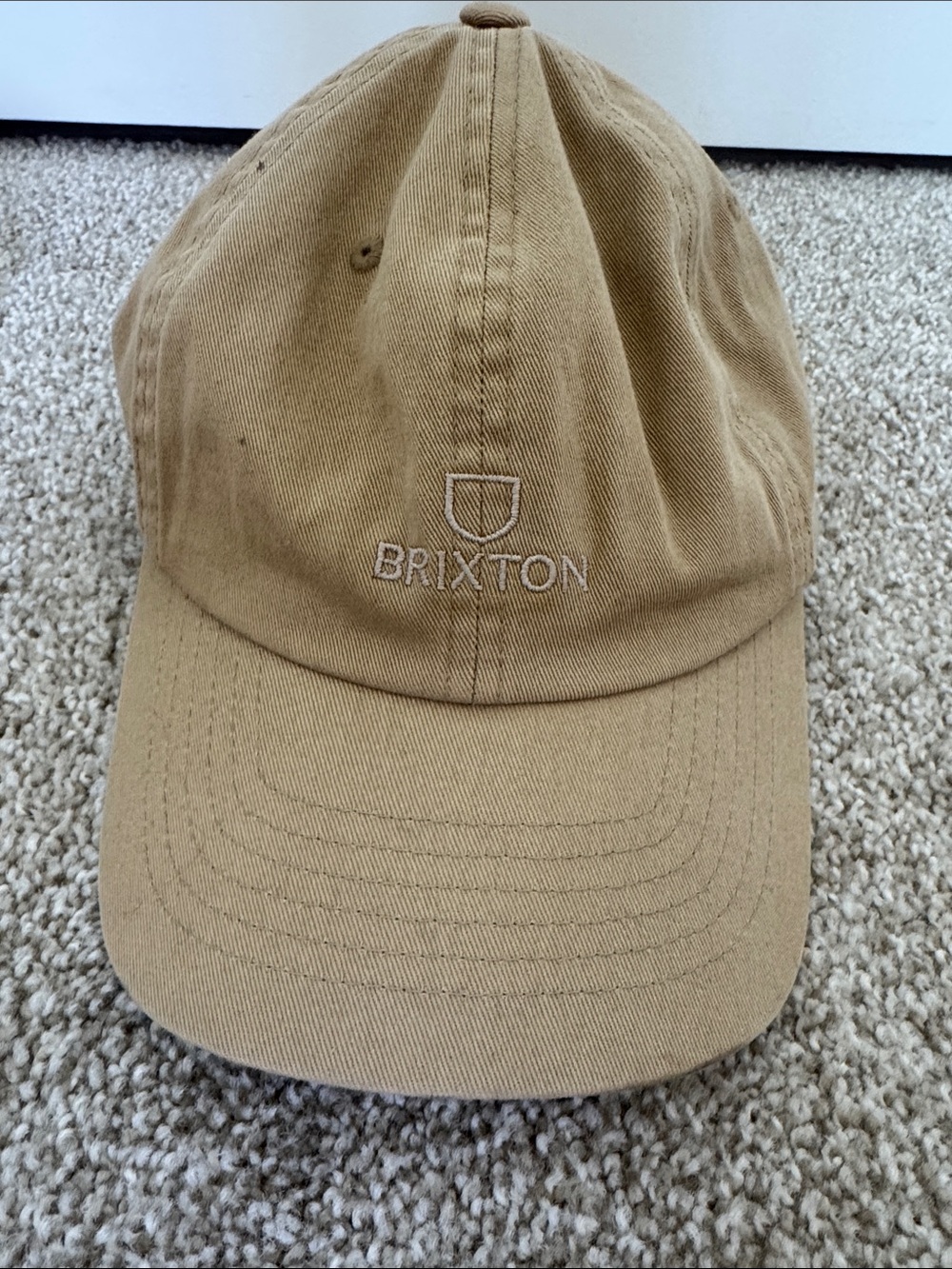 Brixton Khaki/Tan Low-Profile Baseball Cap